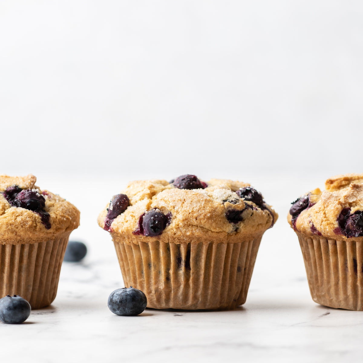 Bakery-Style Blueberry Muffins | Grain-Free & Gluten-Free