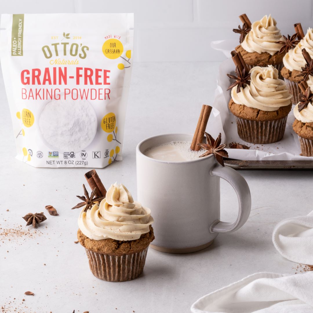 Gingerbread Cupcakes | Grain-Free, Gluten-Free, Nut-Free &ndash; Otto's Naturals
