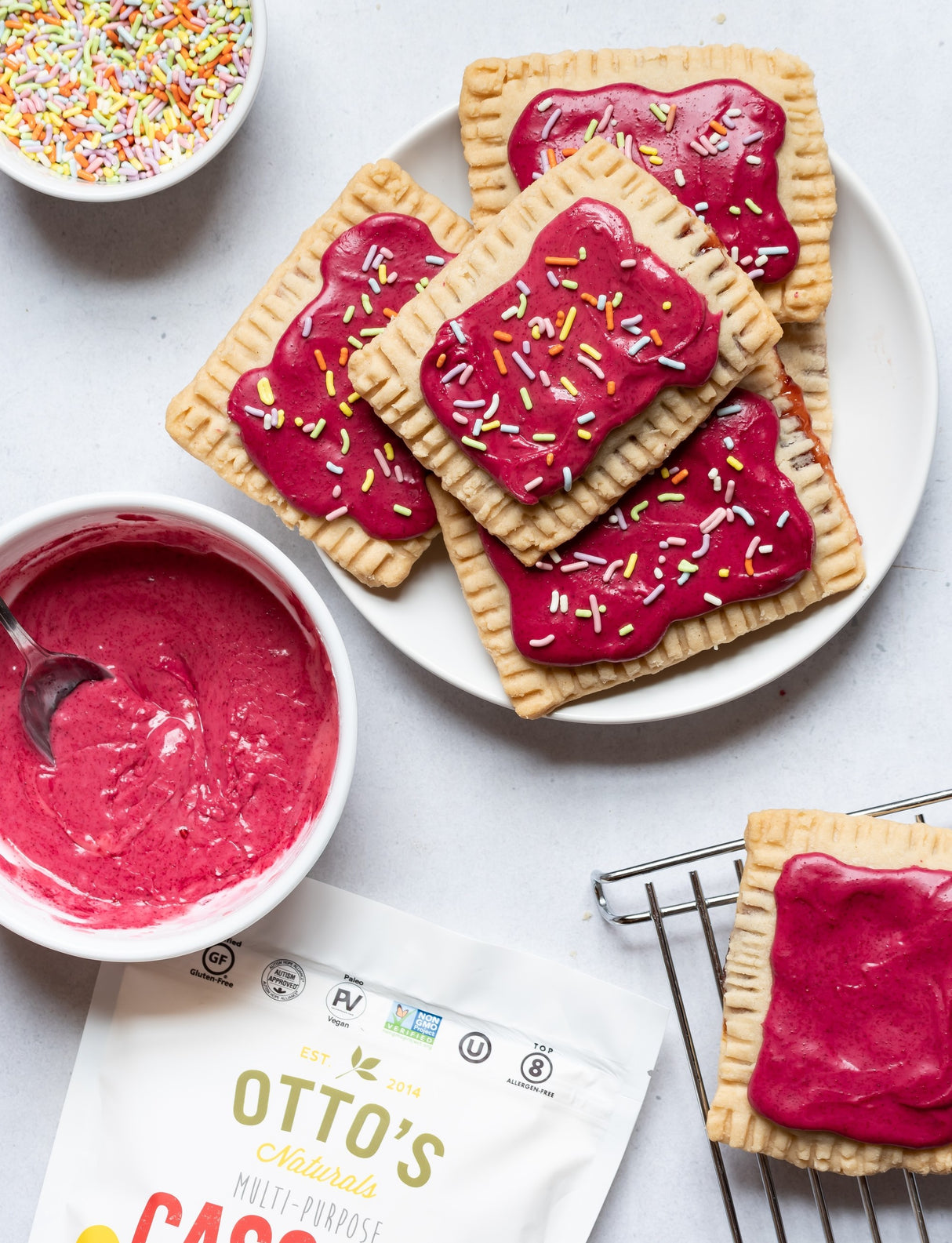 Grain-Free Pop-tarts made with Cassava Flour