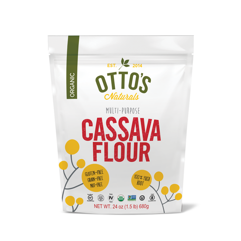 organic cassava flour bag, 1.5 pounds