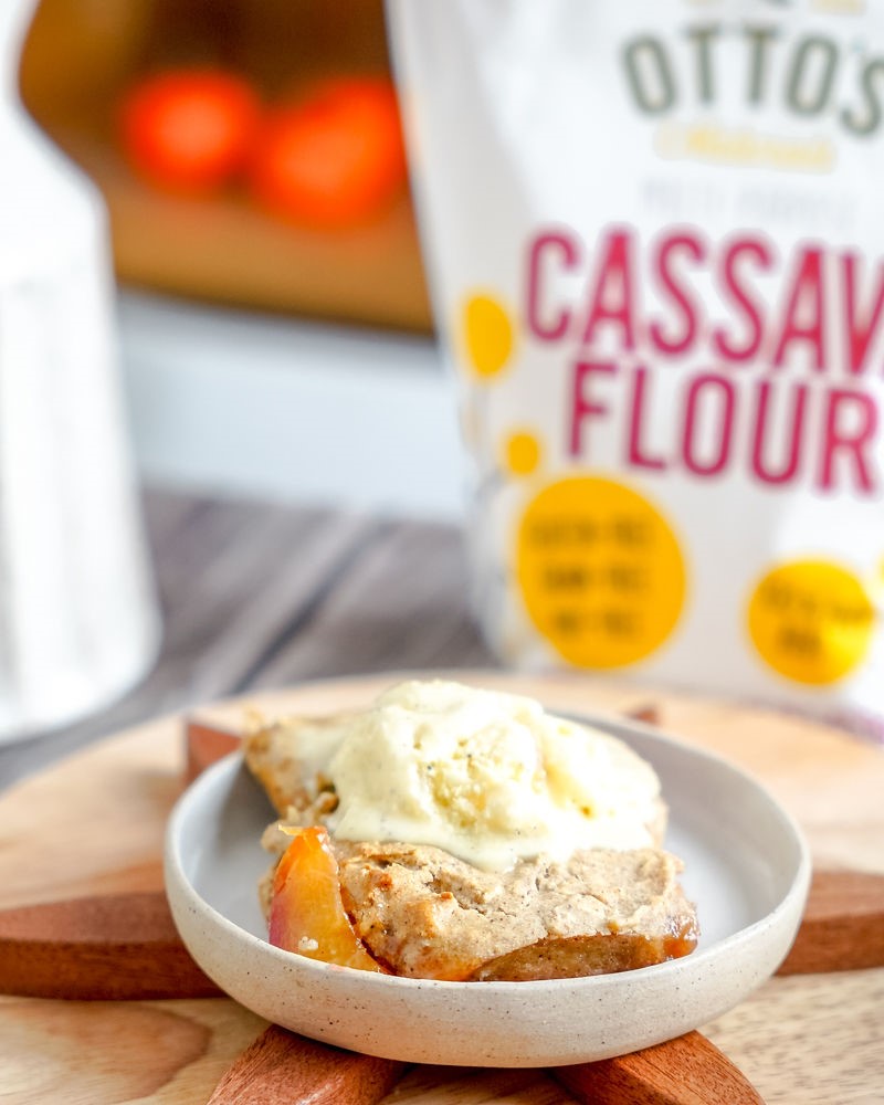 Peach Oats Cobbler | Gluten-Free, Dairy-Free