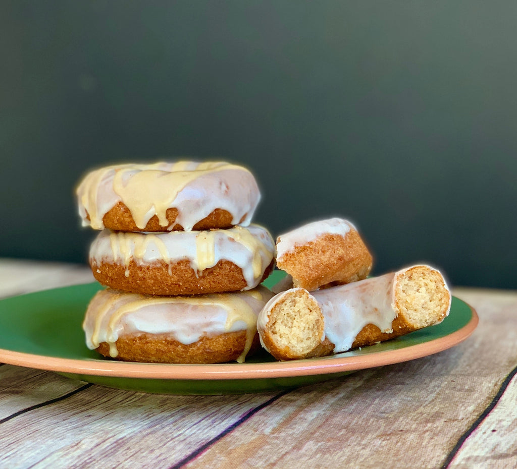 Spiced Doughnuts with Apple Cider Glaze