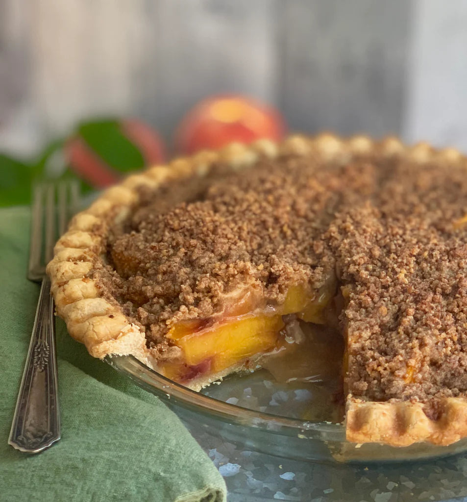 Gluten-Free Peach Pie Crumble