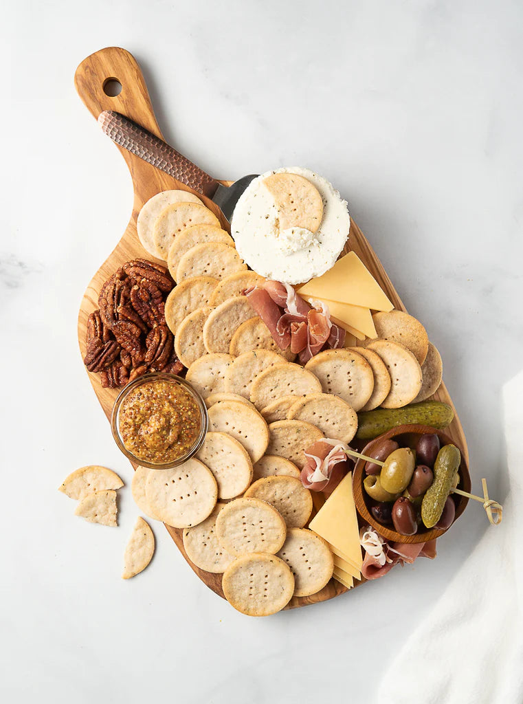 Water Crackers w/ Rosemary and Black Pepper
