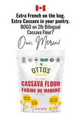 CLOSEOUT BOGO - 6pk Bilingual 2lb Cassava Flour (Non-GMO, squareK) - Best By 11/2025 ENTER CODE: MERCI AT CHECKOUT